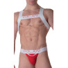 WOH Harnais élastiques Sexy Fun Woh Blanc